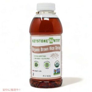 yő2,000~N[|121101:59܂ŁzKeystone Pantry Organic Brown Rice Syrup 23oz / L[Xg[pg[ I[KjbN uECXVbv 653g