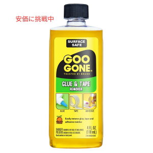 �y�ő�2000�~OFF 4/10��1:59�܂ŁzGOO GONE �O�[�S�[�� 4 fl oz �ڒ��܁��e�[�v�����[�o�[ Glue & Tape Remover 118 mL