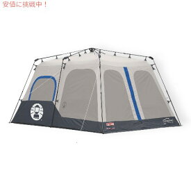 コールマン Coleman キャビン テント 8人用 インスタントワンタッチ 簡単組み立て 1分で設置可能 [グレー] 8-Person Cabin Tent with Instant Setup