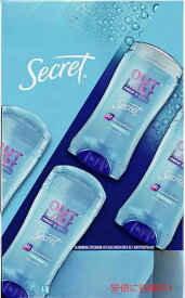 【最大2,000円クーポン6月11日1:59まで】4個セット！シークレット アウトラスト クリアジェル シャワーフレッシュの香り 67g / Secret Outlast Clear Gel Deodorant [Shower Fresh] 2.37oz