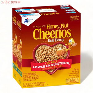 Cheerios �`�F���I�X �S���I�[�c�� �V���A�� �n�j�[�i�b�c 779g x2�p�b�N General Mills �W�F�l�����~���Y Honey Nut Cereal 27.5oz x 2ct