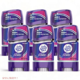 【最大2,000円クーポン5月27日1:59まで】6本セット Lady Speed Stick レディスピードスティック フレッシュフュージョン ジェル デオドラント 65g Fresh Fusion Gel Deodorant 2.3oz