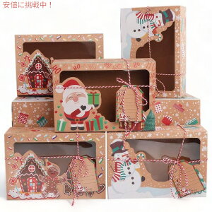 yő1,000~N[|10901:59܂ŁzOurWarm NX}X NbL[{bNX 12pbN ^Ot Christmas Cookie Boxes DIY COG Mtg{bNX Ntg َq