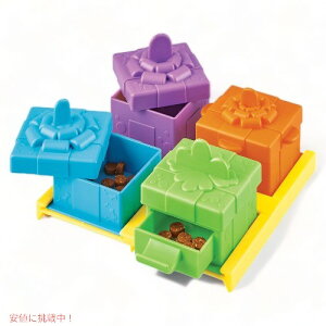 Brightkins サプライズパーティートリートパズル 犬用 インタラクティブ ドッグトイ 全犬種用 アメリカ発 ペット用品 Interactive Treat Puzzle for Dogs