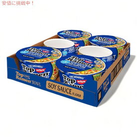 【最大2,000円クーポン3/26木01:59まで】6個セット Nissin Top Ramen 日清 ニッシン トップラーメン ヌードルスープ しょうゆ味 醤油 まとめ買い Bowl Ramen Noodle Soup Soy Sauce Flavor