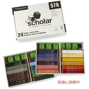 Prismacolor vY}J[ XJ[ NXpbN FM 24F 576{ Scholar Set of 576 Wood Colored Pencil in 24 colors (1774263)
