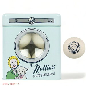 Nellie's �l���[�Y ���~�[ �E�[�� �h���C���[�{�[�� 4�� Lamby Wool Dryerballs