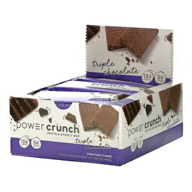 パワークランチ プロテインバー トリプルチョコレート 12本セット（Power Crunch Triple Chocolate )