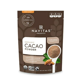 Navitas Naturals Cacao Powder Raw 16 oz (454 g) ナビタスナチュラルズ カカオパウダー 生チョコレートパウダー