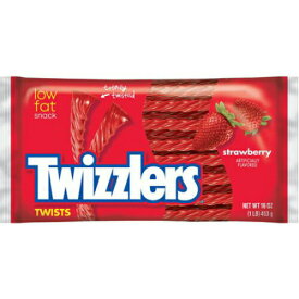 【最大2,000円クーポン12月11日01:59まで】Twizzlers ツイスト　ストロベリーキャンディー　453g/Twizzlers Strawberry Candy Twists, 16 oz
