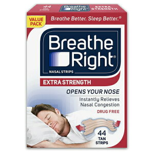 �O���N�\�X�~�X�N���C�� �u���[�Y���C�g �G�N�X�g�� �^�� 44���� / GlaxoSmithKline Breathe Right Extra 44 Tan Strips