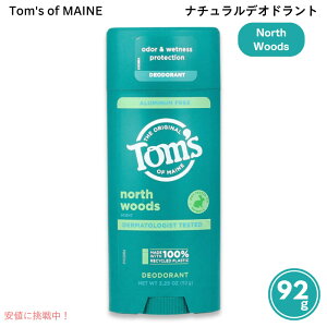 �g���Y�I�u���C�� Tom's of Maine �����Y �m�[�X�E�b�Y �f�I�h�����g 79g / Men's North Woods Deodorant 2.8oz