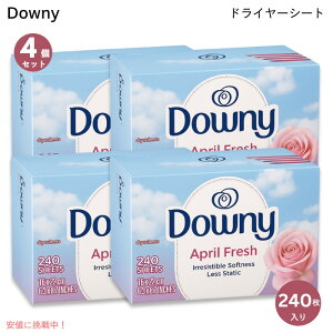 yő1,000~N[|91101:59܂Łz[4Zbg] _Ej[ _ hC[V[g 240 GCvtbV̍ @p _܃V[g Downy Dryer Sheets Fabric Softener April Fresh