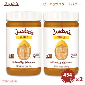 y2Zbgz Justin's WXeBY nj[s[ibco^[uh 454g ݂͂ s[ibco^[ Honey Peanut Butter Blend 16oz