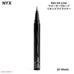 NYX EPIC INK LINER /NYX@GsbNCN EH[^[v[t LbhACCi[ @F[01 Black ubN]
