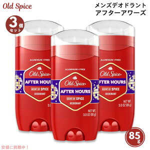 3Zbg Old Spice Red Collection Deodorant After Hours 3 oz / I[hXpCX fIhg bhRNV At^[A[Y 85 g
