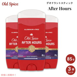 3�Z�b�g Old Spice �I�[���h�X�p�C�X �f�I�h�����g ���b�h�R���N�V���� �A�t�^�[�A���[�Y 85g / 3oz Red Collection Deodorant After Hours