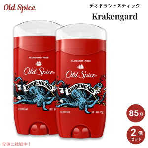 �y�X�[�p�[SALE �ő�2000�~OFF�N�[�|�� 6/11 1:59�܂Łz2�{�Z�b�g Old Spice �I�[���h�X�p�C�X �f�I�h�����g Deodorant �N���[�P���K�[�h Krakengard �j���p �A���~�j�E���t���[ 85g / 3oz