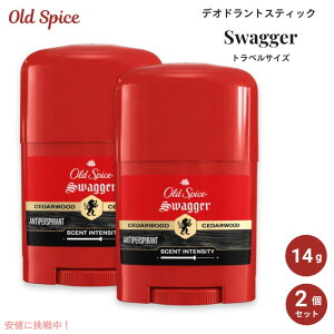 �y2�{�z�I�[���h�X�p�C�X �f�I�h�����g ���b�h�R���N�V���� �X���b�K�[ 14g / 0.5oz �g���x���T�C�Y Old Spice Red Collection Swagger Travel Size