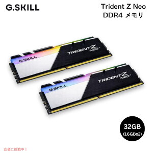 G.Skill Trident Z Neo DDR4 ������ 32GB�i16GB×2�j3600MHz PC4-28800 CL16 �f���A���`���l�� RGB�Ή� �f�X�N�g�b�v�p