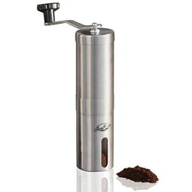 JavaPresse コーヒーグラインダー　コーヒーミル　珈琲豆　Manual Coffee Grinder ステンレス　Bru アメリカーナがお届け!