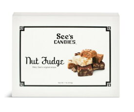 【 See's Candies 】シーズキャンディ Vanilla Walnut Fudge バニラウォールナッツファッジ チョコレート詰め合わせ 1lb / 454g