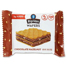 Rip Van チョコレートヘーゼルナッツ ウエハース クッキー 低炭水化物、低糖 (2g)　16 個