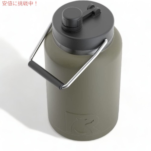 楽天市場】RTIC ハーフガロン ジャグ ステンレス 1.9L オリーブ 水筒 