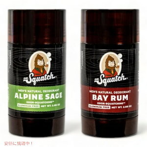 �y�ő�1,000�~�N�[�|��12��26��01:59�܂ŁzDr. Squatch �V�R�f�I�h�����g�j���p �A���~�j�E���t���[ �A���p�C���Z�[�W+�x�C�����i2.65�I���X�A2�p�b�N�j