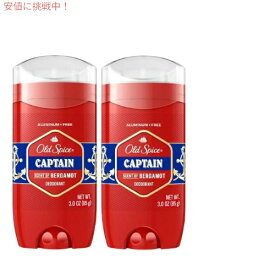 Old Spice オールドスパイス Red Collection Deodorant レッドコレクション デオドラント Captain キャプテン 3oz/85g [2本セット]
