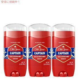 Old Spice オールドスパイス Red Collection Deodorant レッドコレクション デオドラント Captain キャプテン 3oz/85g [3本セット]