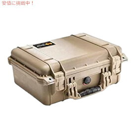 PELICAN ハードケース 1450 15L デザートタン 1450-000-190 Case With Foam Desert Tan