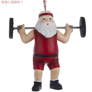 �J�[�c �A�h���[ KURT ADLER Santa Weightlifter �I�[�i�����g A1861 �T���^ �A�����J�[�i�����͂�!