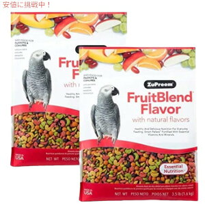 �y�X�[�p�[SALE �ő�2000�~OFF�N�[�|�� 6/11 1:59�܂ŁzZuPreem FruitBlend �t���[�o�[ �y���b�g �o�[�h �t�[�h �I�E���ƃC���R�p 3.5 �|���h (2 �p�b�N)