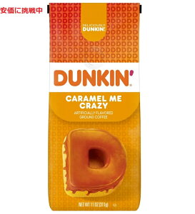 _Lh[ic R[q[ LR[q[P[Li҂ ^Cvj DUNKIN' DONUTS Coffee Caramel Coffee Cake Ground Coffee 11oz