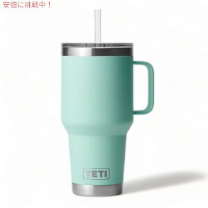 yő1,000~N[|92401:59܂ŁzYETI CGeB u[ 35oz ۗ}O Xg[Wt 994ml V[tH[ / Rambler 35 oz Mug With traw Lid Seafoam