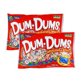【最大2,000円クーポン6月11日1:59まで】Dum Dums オリジナル ポップス 300 カウント バッグ (2 パック)
