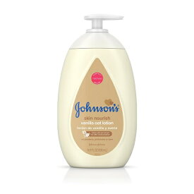 【赤ちゃんも安心】ジョンソンエンドジョンソン バニラオートミールベイビーローションJohnson's Vanilla Oatmeal Lotion 16.9oz 500ml