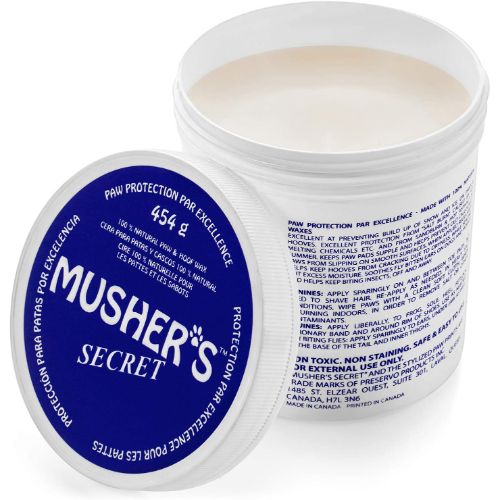 Mushers Secret Dog Paw Wax (16 Oz): All Season Pet Paw Protection Against Heat, Hot Pavement, Sand, Dirt, Snow - Great for Dogs on Trails and Walks!