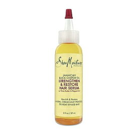 【訳あり・在庫処分・箱汚れ】SheaMoisture Hair Serum Oil for Damaged Hair Jamaican Black Hair Oil with Shea Butter 2 oz