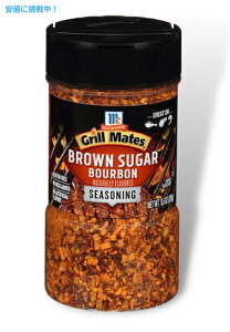 �}�R�[�~�b�N �O�������C�c �u���E���V���K�[�o�[�{�� �V�[�Y�j���O 269g McCormick Grill Mates Brown Sugar Bourbon Seasoning 9.5 oz
