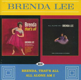 【輸入盤CD】BRENDA LEE / BRENDA THAT'S ALL / ALL ALONE AM I (ブレンダ・リー)
