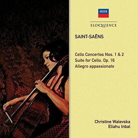 【輸入盤CD】Saint-Saens/Christine Walevska / Saint-Saens: Music For Cello & Orchestra 【K2016/10/21発売】