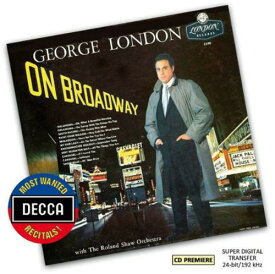 【輸入盤CD】London/Roland Shaw Orchestra / Most Wanted Recital: George London On Broadway