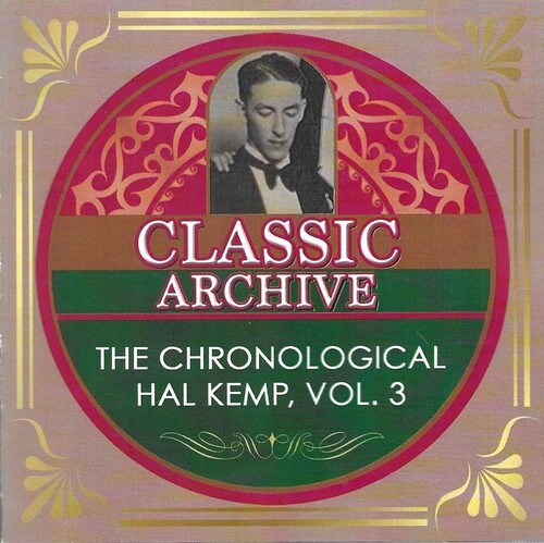 【輸入盤CD】Hal Kemp / Chronological Hal Kemp Volume 3 1929-1931 (2PK)【K2021/8/27発売】(ハル・ケンプ)