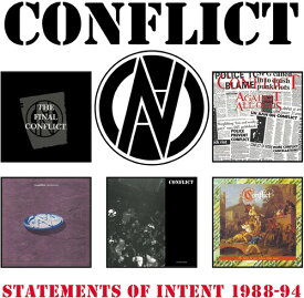 【輸入盤CD】Conflict / Statements Of Intent 1988-1994 (Box)【K2021/4/2発売】