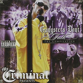 【輸入盤CD】Mr. Criminal / Gangsters Don't Talk (ミスター・クリミナル)