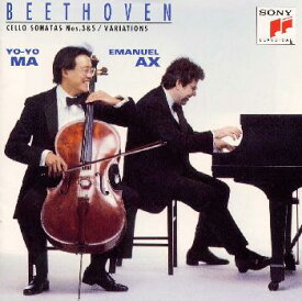【国内盤CD】ベートーヴェン:チェロ・ソナタ第3番・第5番 ／ 「魔笛」の主題による7つの変奏曲 他 ヨーヨー・マ(VC)アックス(P)