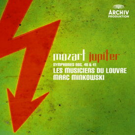 【国内盤CD】モーツァルト:交響曲第40番・第41番 他 ミンコフスキ ／ レ・ミュジシャン・デュ・ルーヴル