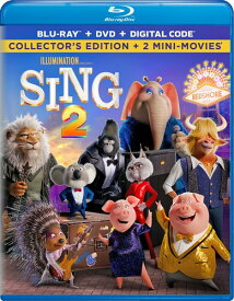 【輸入盤ブルーレイ】【新品】SING 2 (2PC) (W/DVD)【B2022/3/29発売】